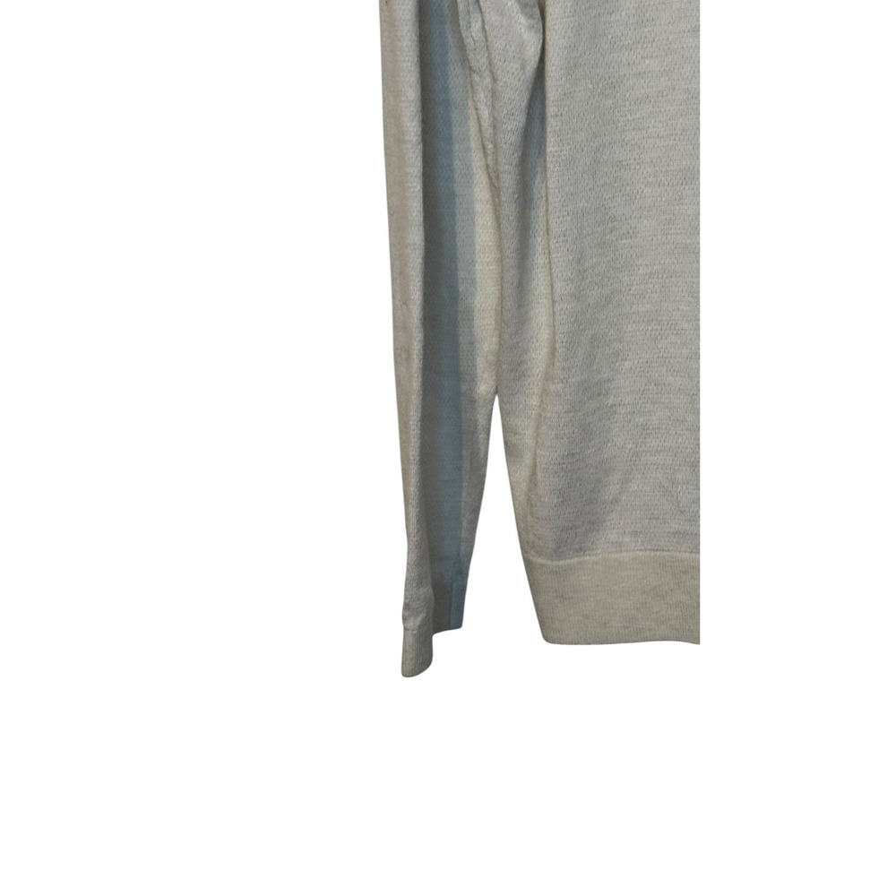 Tahari Men's Sweater Polo Heather Collared Pullover Long Sleeve Grey Medium NWT - Picture 10 of 11